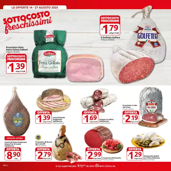 Sottocosto freschissimi