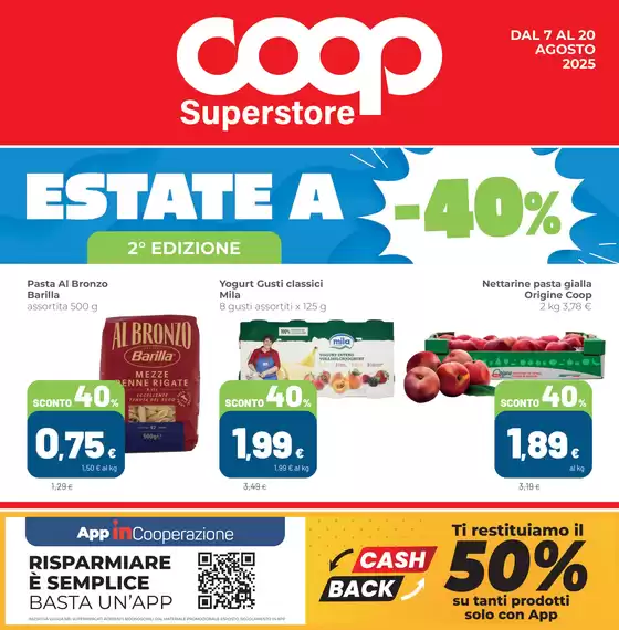 Estate a 40%