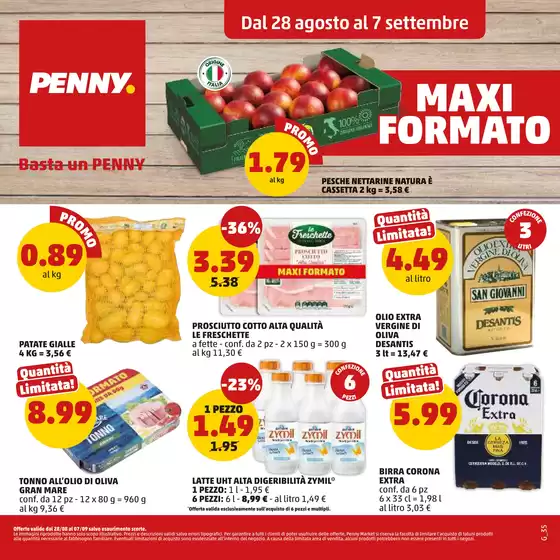 Volantino PENNY a San Cesario di Lecce | Maxi formato | 2025-08-28T00:00:00.000Z - 2025-09-07T00:00:00.000Z