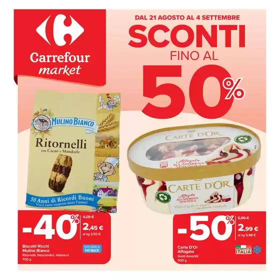 Sconti fino al 50%