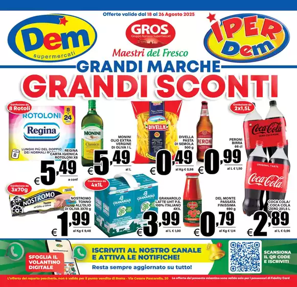 GRANDI SCONTI