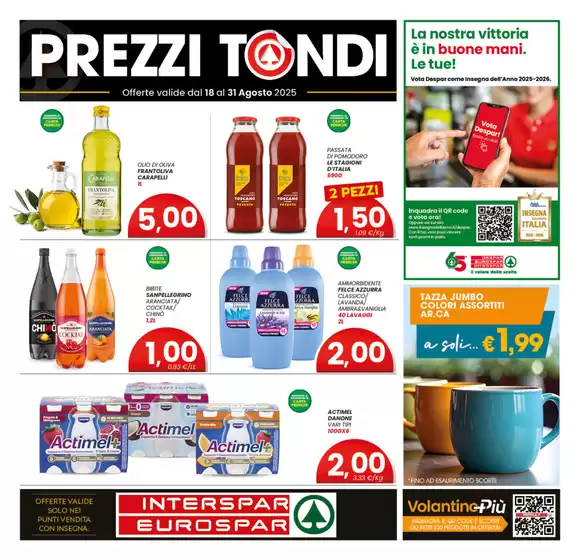 Prezzi tondi