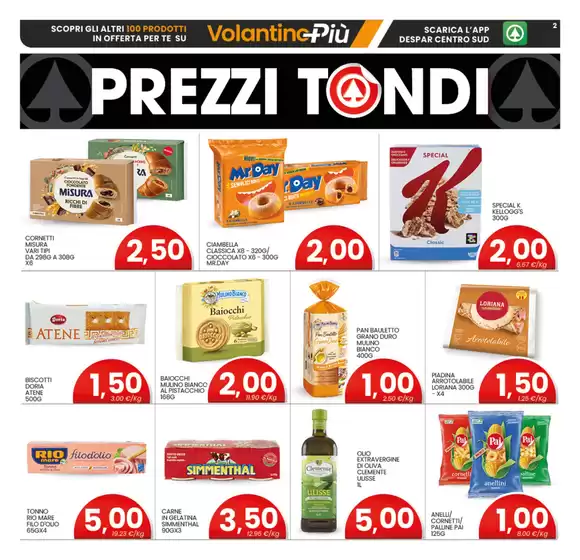 Prezzi tondi