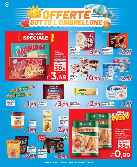 Offerte sotto l'ombrellone
