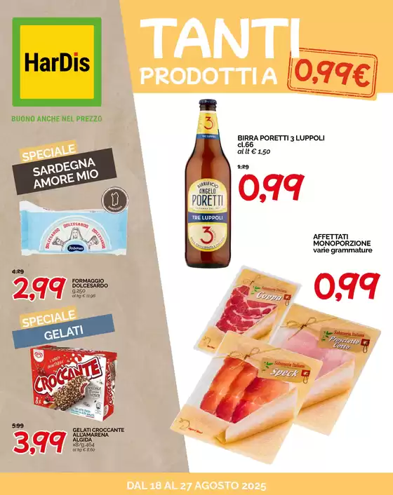 Tanti prodotti a 0,99 euro 