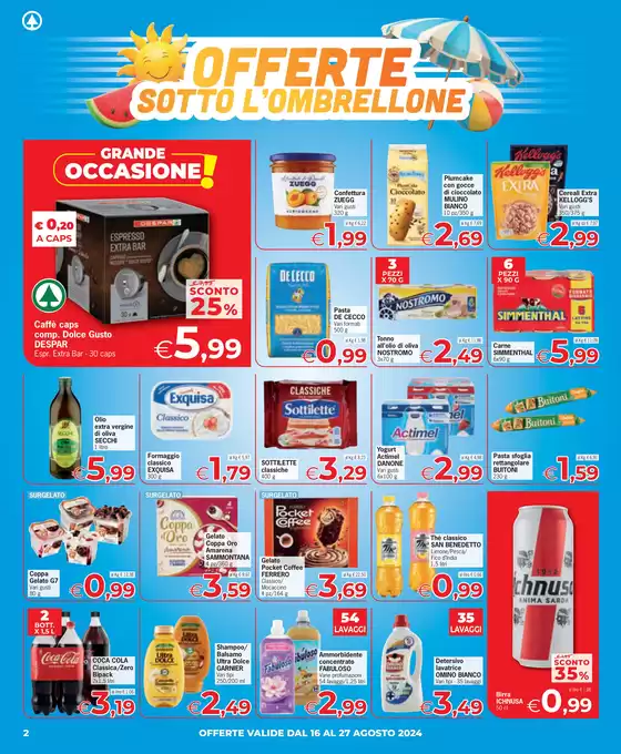 Offerte sotto l'ombrellone