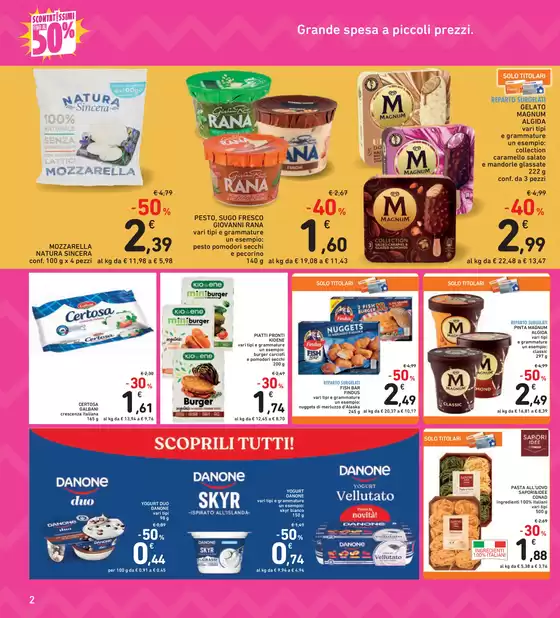 SCONTATISSIMI FINO AL 50%