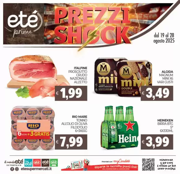 Prezzi shock