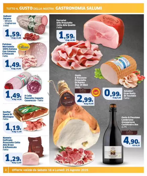 Le offerte non vanno in vacanza