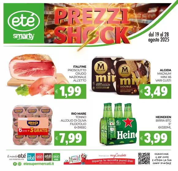 Prezzi shock
