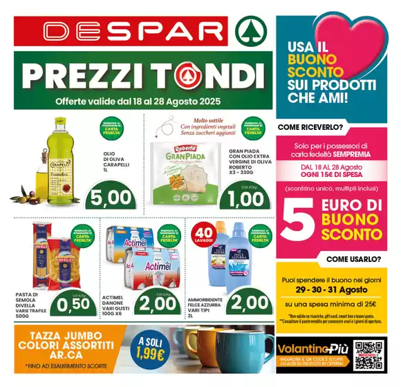 Prezzi tondi