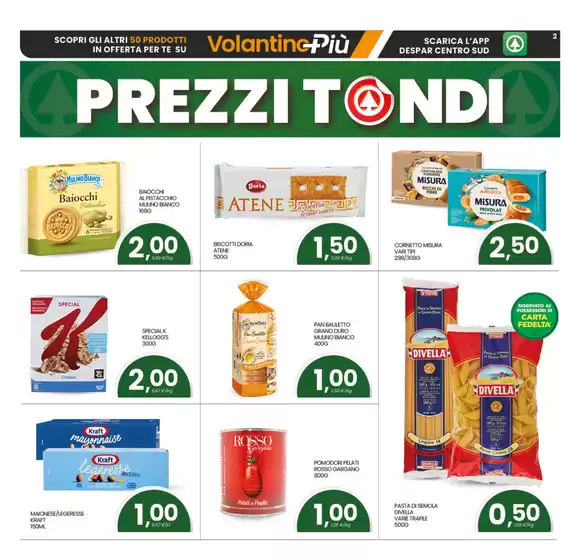 Prezzi tondi