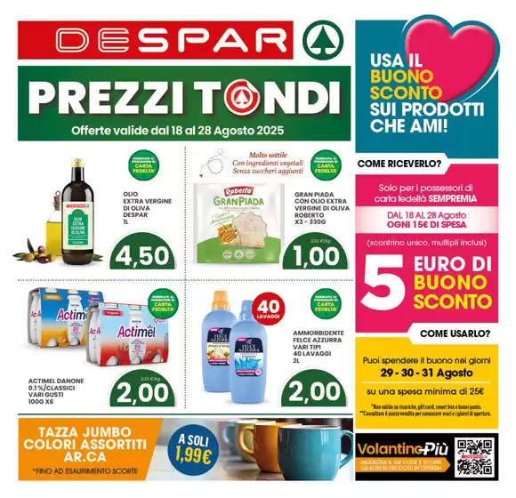 Prezzi tondi