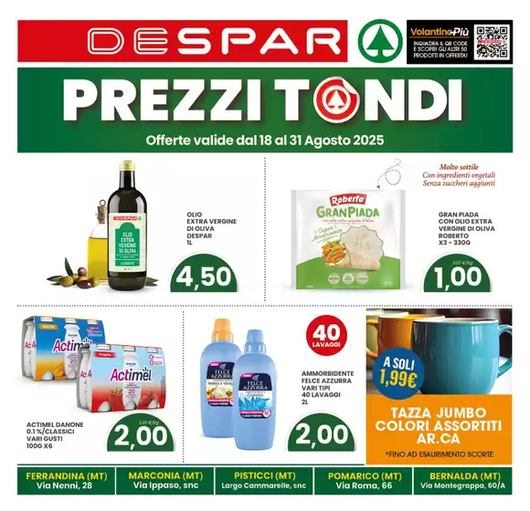 Prezzi tondi
