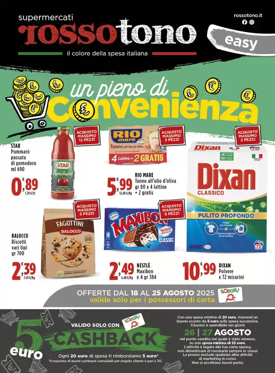 Un pieno di convenienza