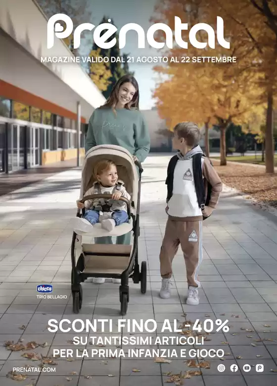 Volantino Prenatal a Napoli | Sconti fino al 40% | 2025-08-21T00:00:00.000Z - 2025-09-22T00:00:00.000Z