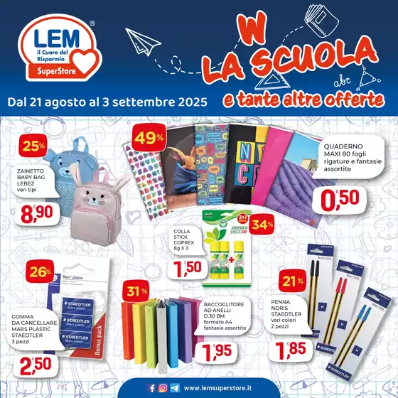 W la scuola... e tante altre offerte