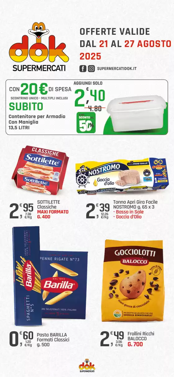 Tanti prodotti scontati