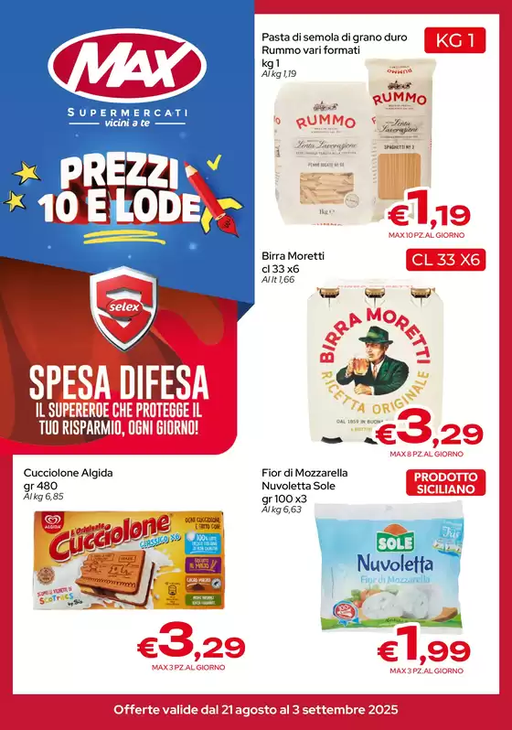 Prezzi 10 e lode