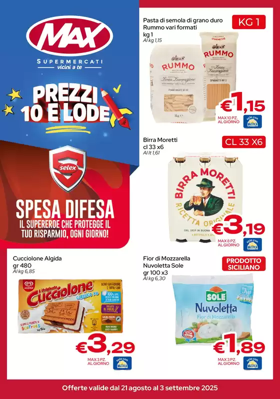 Prezzi 10 e lode