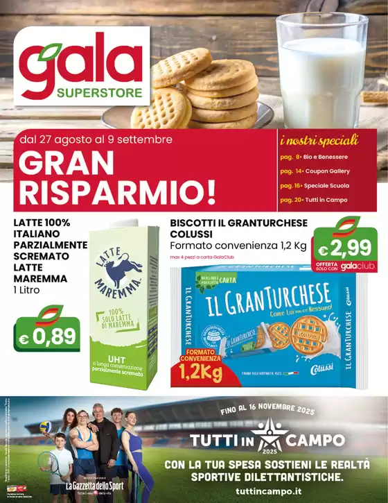 Volantino Gala a Valledolmo | Gran risparmio ! | 2025-08-27T00:00:00.000Z - 2025-09-09T00:00:00.000Z