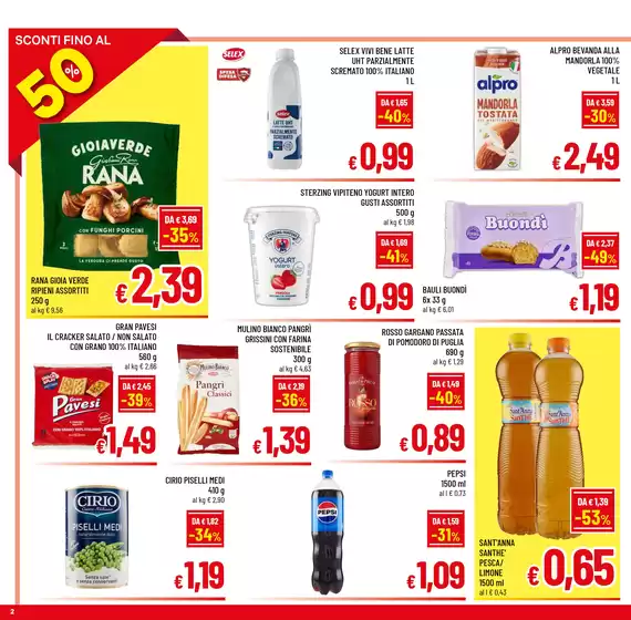 SCONTI FINO AL 50%