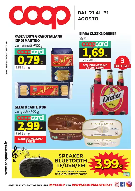 Volantino Coop a Trani | dal 21 AL 31 AGOSTO | 2025-08-21T00:00:00.000Z - 2025-08-31T00:00:00.000Z