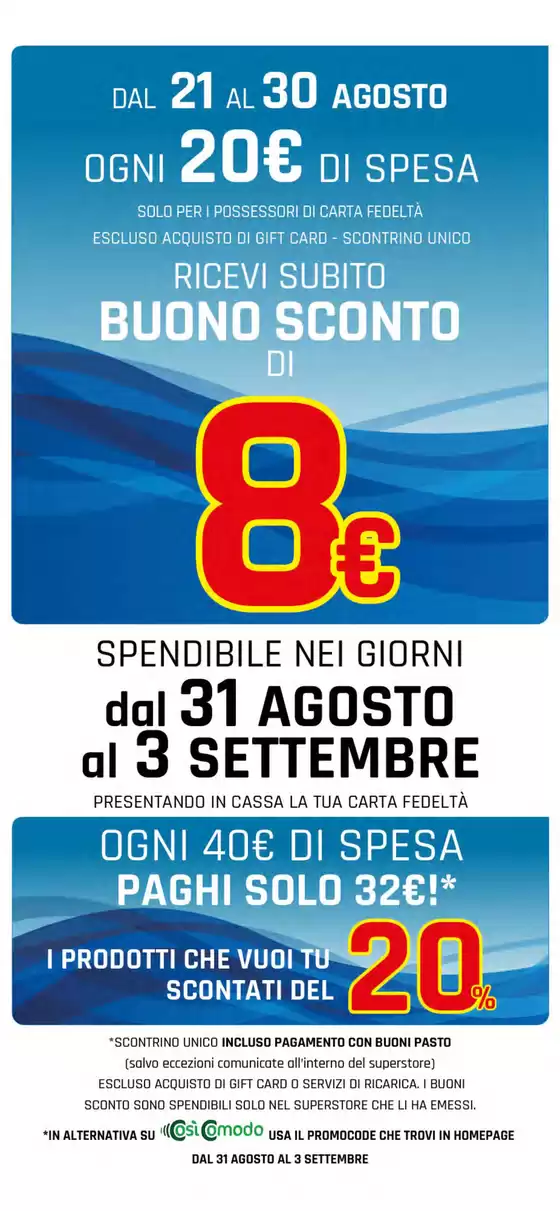 Scontatissimi fino al 30%