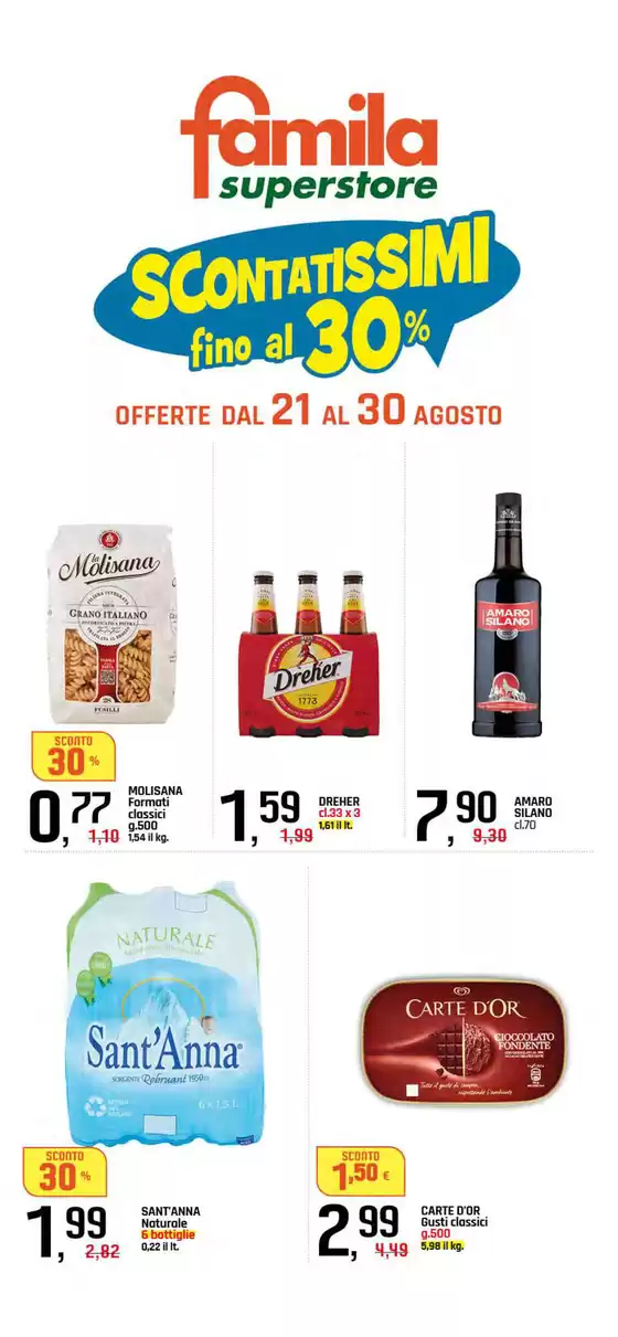 Scontatissimi fino al 30%