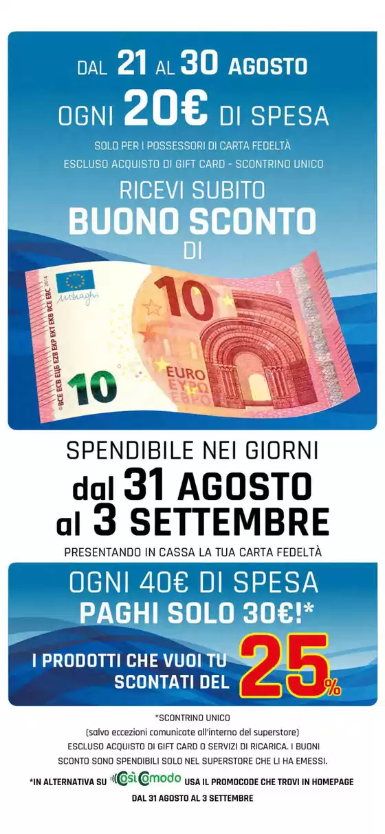 Scontatissimi fino al 30%