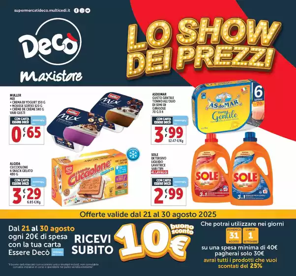 Lo show dei prezzi
