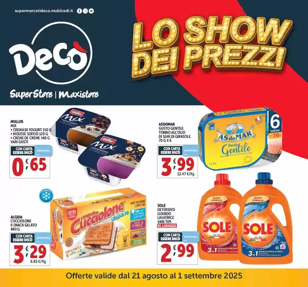 Lo show dei prezzi