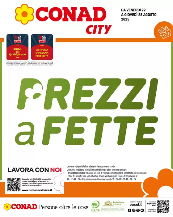 PREZZI A FETTE