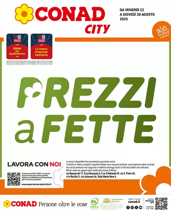 PREZZI A FETTE