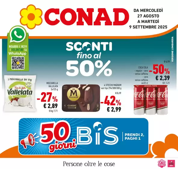 Sconti fino al 50%