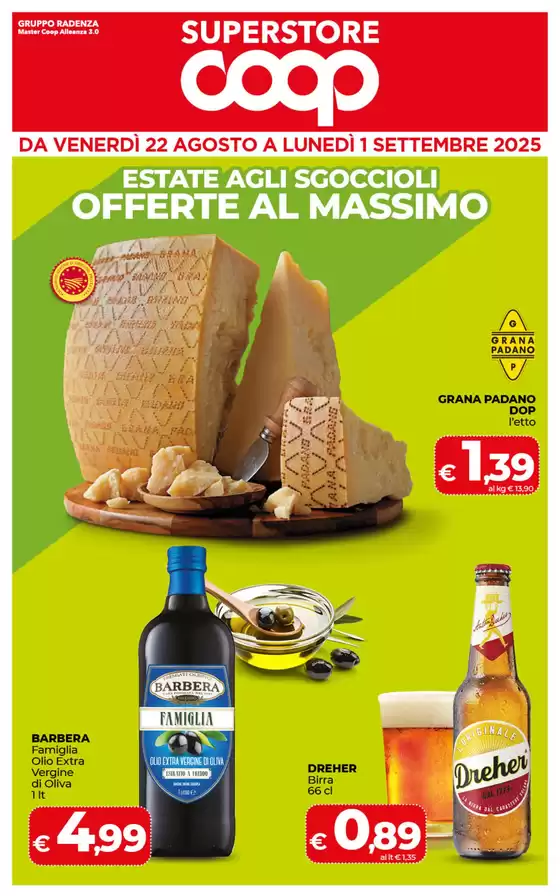 ESTATE AGLI SGOCCIOLI OFFERTE AL MASSIMO