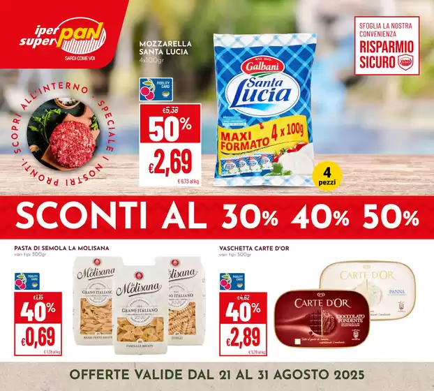 Sconti al 30%40%50%