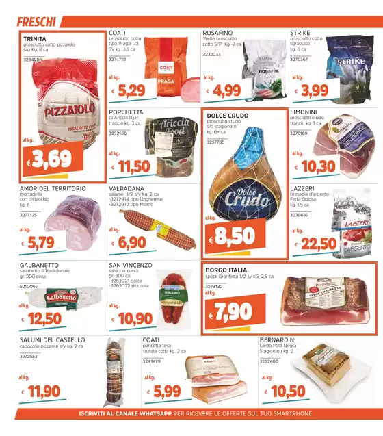 Offerte dal 21 agosto al 3 settembre 2025