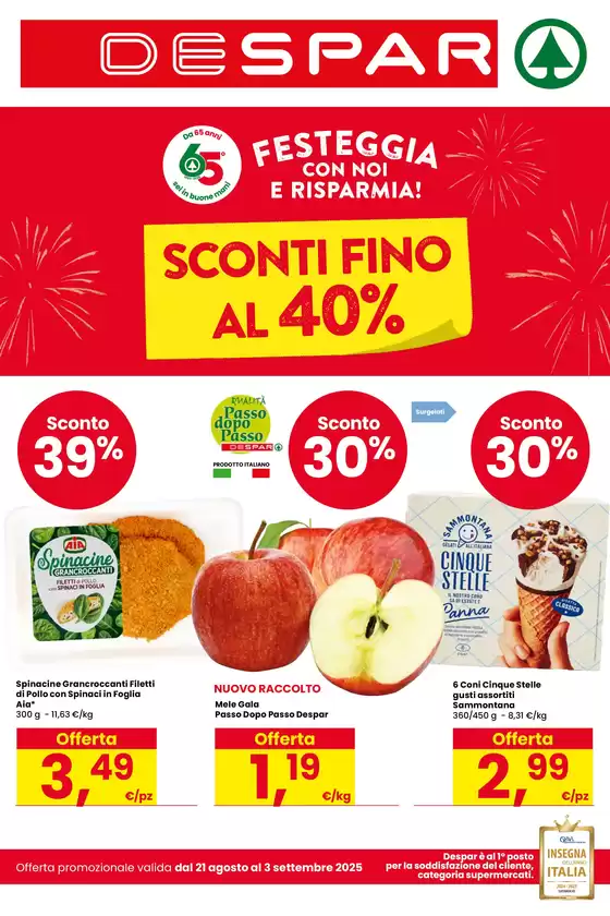 Sconti fino al 40%
