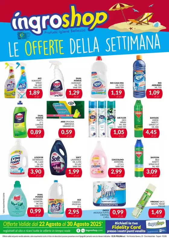 Le offerte della settimana