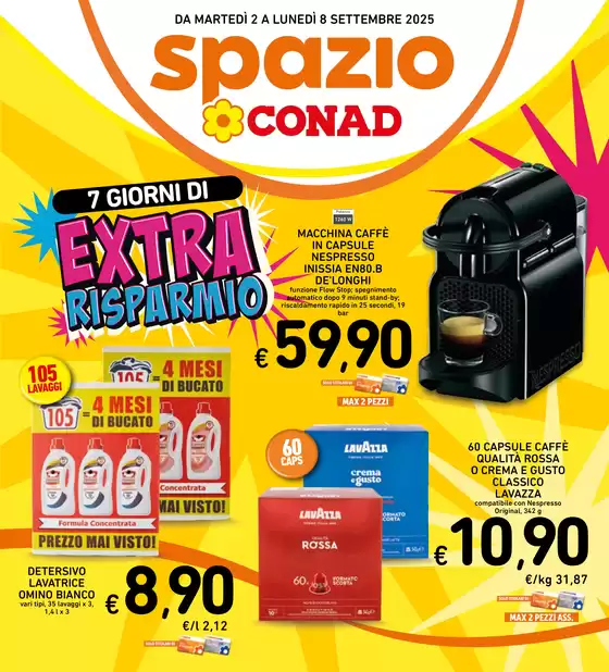 Volantino Spazio Conad | 7 Giorni di Extra Risparmio | 2025-09-02T00:00:00.000Z - 2025-09-08T00:00:00.000Z
