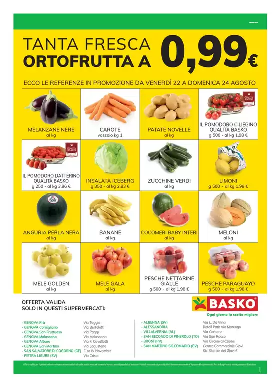 0,99 ORTOFRUTTA