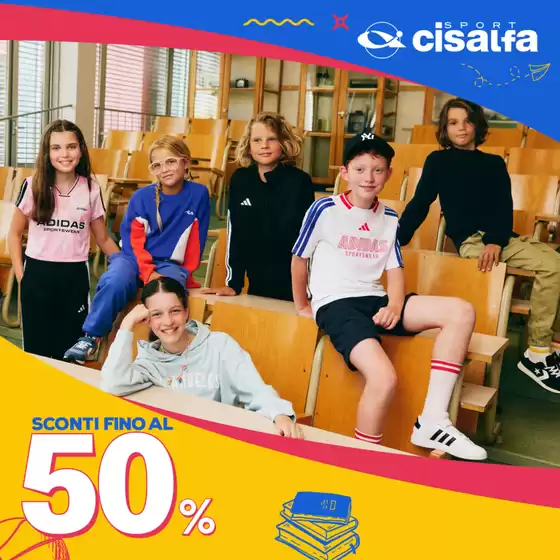 Volantino Cisalfa Sport  a Gallarate | Sconti fino al 50% | 2025-08-28T00:00:00.000Z - 2025-09-21T00:00:00.000Z