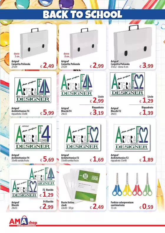 Offerte valide dal 25 agosto al 21 settembre