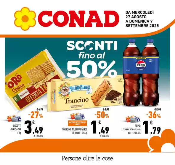 Sconti fino al 50%