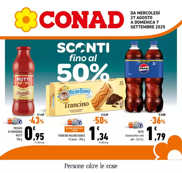 Sconti fino al 50%