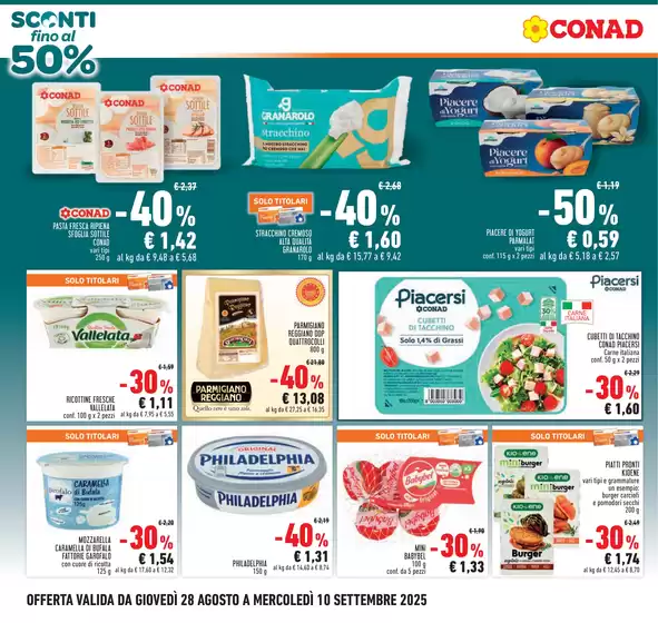 SCONTI FINO AL 50% 