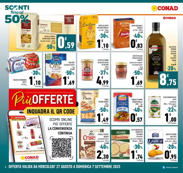 Sconti fino al 50%