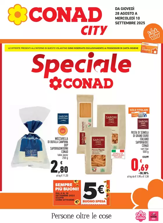 Volantino Conad City | SPECIALE  | 2025-08-28T00:00:00.000Z - 2025-09-10T00:00:00.000Z