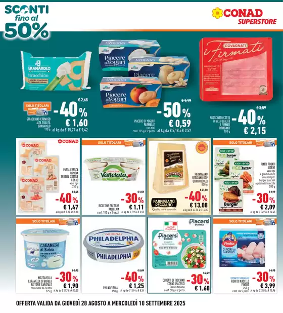 SCONTI FINO AL 50